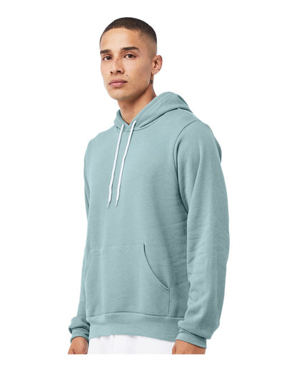 BELLA + CANVAS Sponge Fleece Hoodie 3719 #colormdl_Heather Blue Lagoon