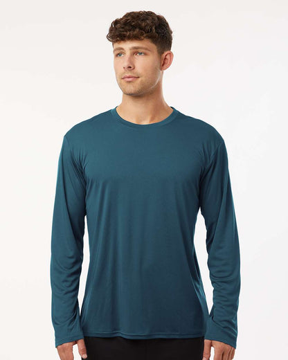AllPro Unisex Pro-Lock Performance Long Sleeve T-Shirt 48400 #colormdl_Atlantic Blue