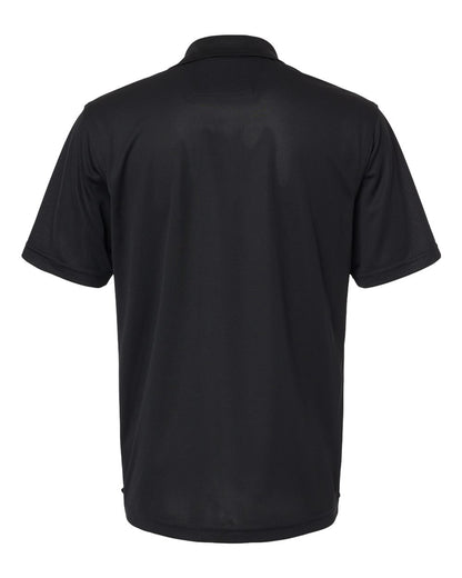 Paragon Men's Saratoga Performance Mini Mesh Polo 100 #color_Black