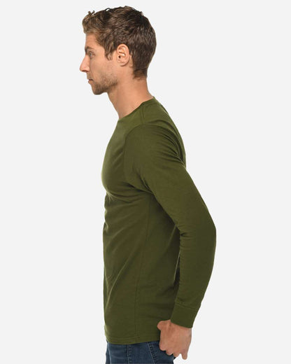 Lane Seven Heavyweight Long Sleeve T-Shirt LS15009 #colormdl_Army Green