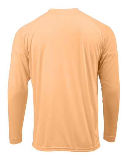 Paragon Unisex Long Islander Performance Long Sleeve T-Shirt 210 #color_Coral