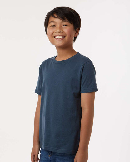 Tultex Youth Fine Jersey T-Shirt 235 #colormdl_Indigo