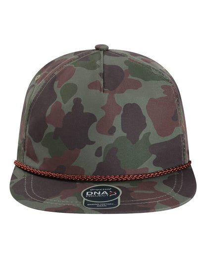 Imperial The Aloha Rope Cap DNA010 #color_Frog Skin Camo/ Green