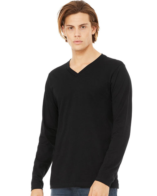 BELLA + CANVAS Unisex Long Sleeve V-Neck Tee 3425