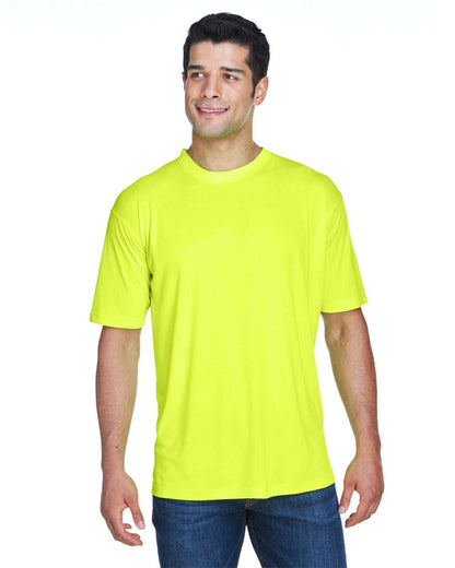UltraClub Men's Cool & Dry Sport Performance Interlock T-Shirt 8420 #colormdl_Bright Yellow