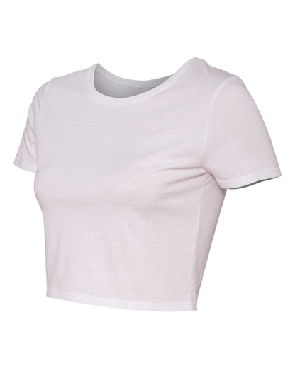 BELLA + CANVAS Women’s Crop Tee 6681 #color_White