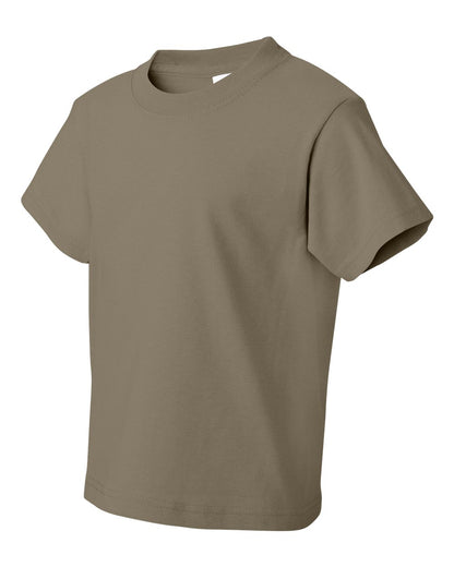 Fruit of the Loom HD Cotton Youth Short Sleeve T-Shirt 3930BR #color_Khaki