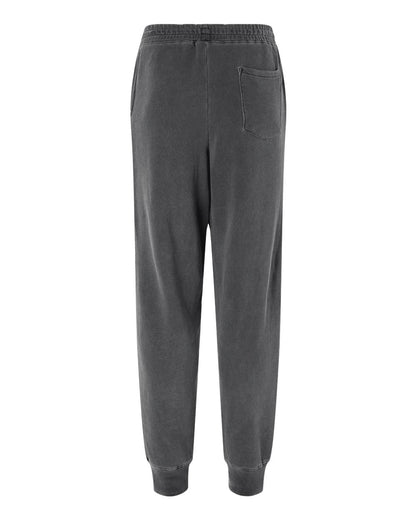 Independent Trading Co. Unisex Pigment-Dyed Fleece Sweatpants PRM50PTPD #color_Pigment Black
