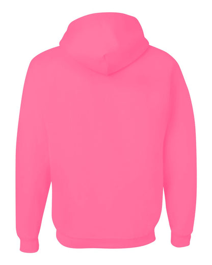 JERZEES Unisex NuBlend® Hooded Sweatshirt 996MR #color_Neon Pink