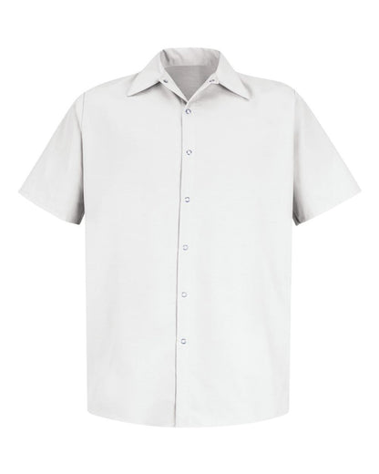 Red Kap Men's Specialized Short Sleeve Pocketless Work Shirt SP26 Red Kap Men's Specialized Short Sleeve Pocketless Work Shirt SP26