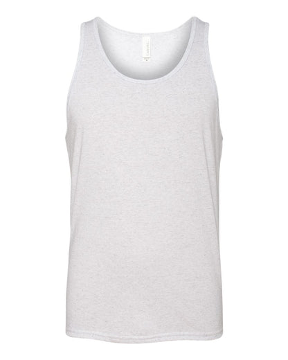 BELLA + CANVAS Triblend Tank 3484 #color_White Fleck Triblend