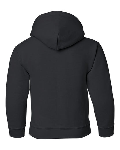 Gildan Heavy Blend™ Youth Hooded Sweatshirt 18500B #color_Black