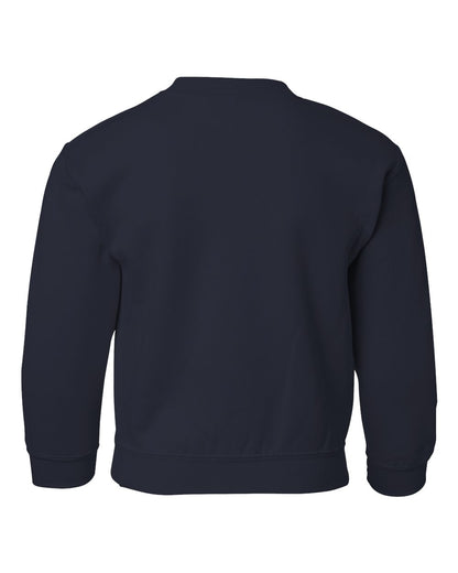 Gildan Youth Heavy Blend™ Crewneck Sweatshirt 18000B #color_Navy