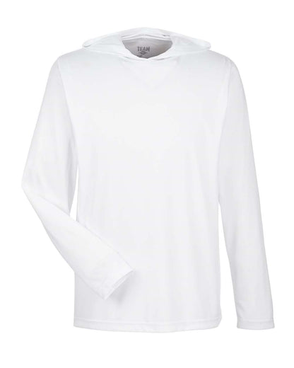 Team 365 Men's Zone Performance Hooded T-Shirt TT41 #color_White