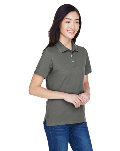 Harriton Women's Easy Blend Polo M265W #colormdl_Charcoal