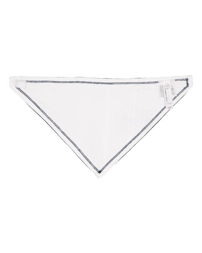 Rabbit Skins Infant Premium Jersey Bandana Bib 1012 #color_Navy/ White