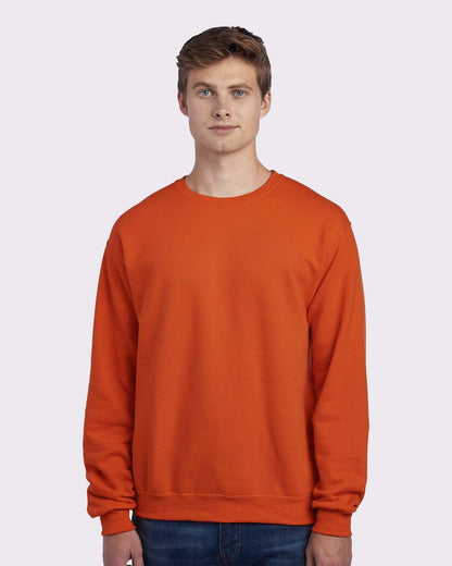 JERZEES Unisex NuBlend® Crewneck Sweatshirt 562MR #colormdl_Burnt Orange