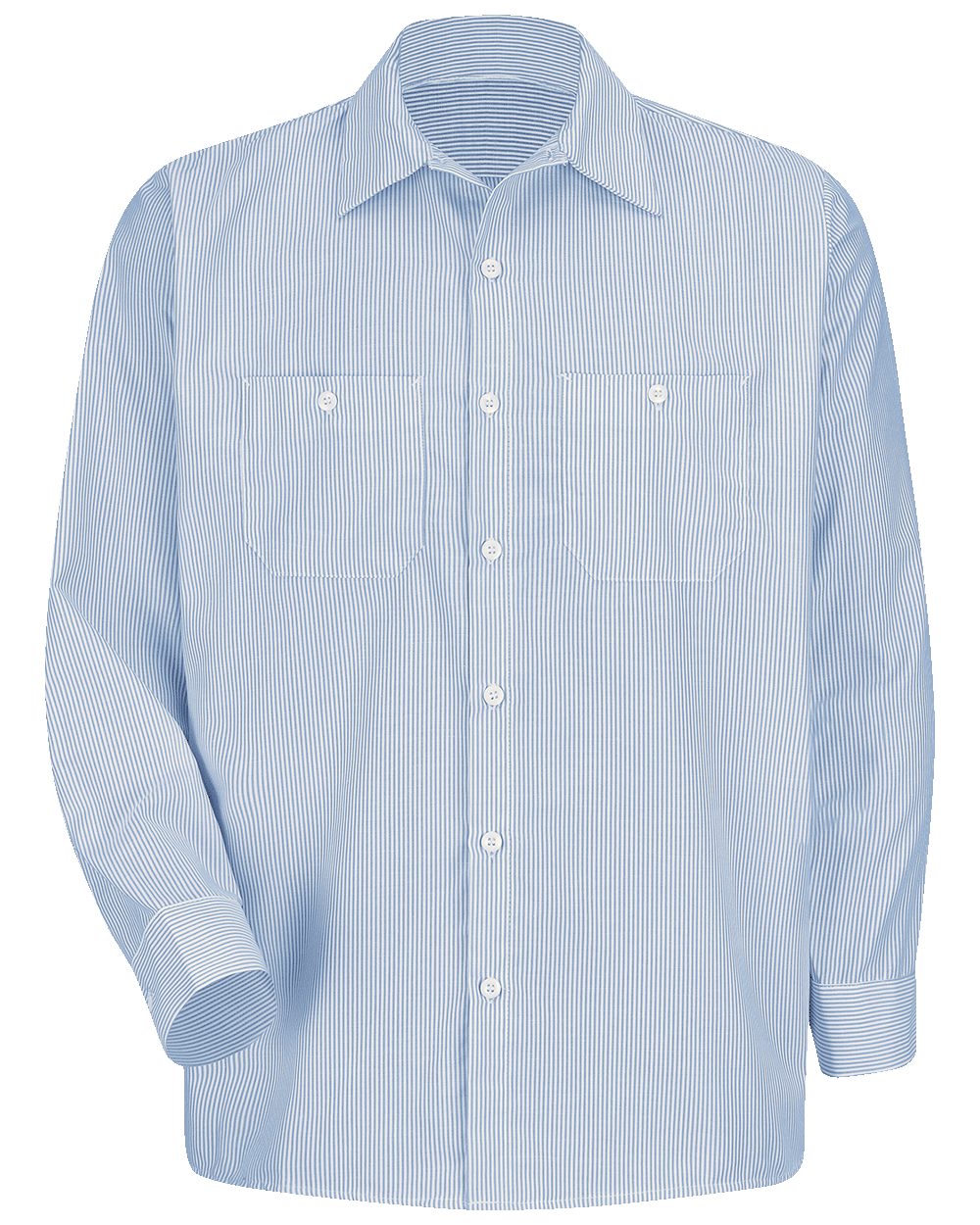 Red Kap Men's Industrial Stripe Work Shirt SL10