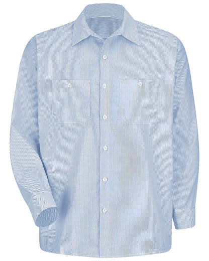 Red Kap Men's Industrial Stripe Work Shirt SL10 Red Kap Men's Industrial Stripe Work Shirt SL10
