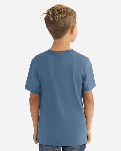 Next Level Youth Cotton T-Shirt 3310 #colormdl_Blue Jean