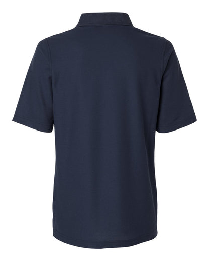 Harriton Women's Maverick CVC Pique Polo M105W #color_Dark Navy