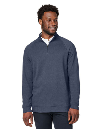 Devon & Jones Men's New Classics® Charleston Quarter-Zip Pullover DG481 #colormdl_Navy Melange