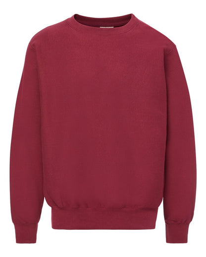 MV Sport Unisex Pro-Weave® Crewneck Sweatshirt 496 #color_Garnet