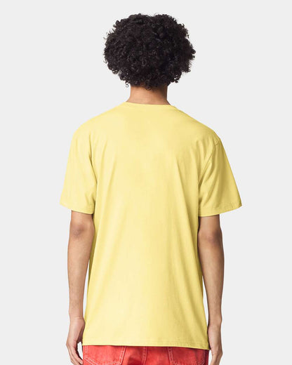 American Apparel Unisex CVC Tee 2001CVC #colormdl_Heather Panna Cotta