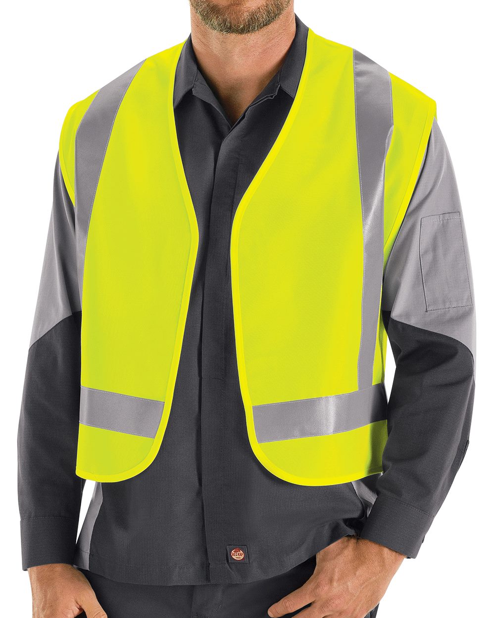 Red Kap Men's High Visibility Safety Vest VYV6