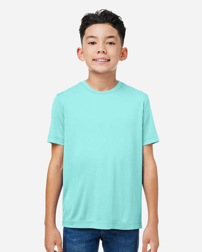 CORE365 Youth Capital Performance T-Shirt CE10Y #colormdl_Sea Glass