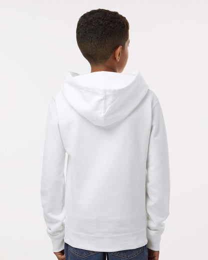 Independent Trading Co. Youth Midweight Hooded Sweatshirt SS4001Y #colormdl_White