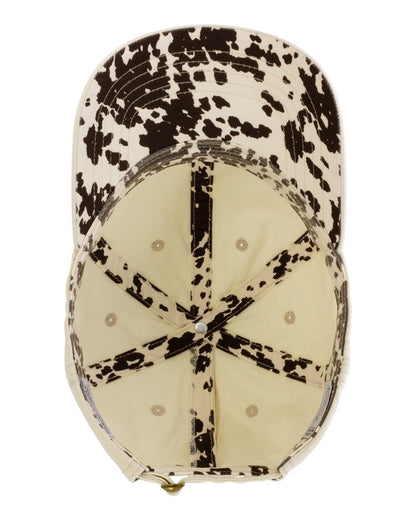 Infinity Her Women's Pigment-Dyed with Fashion Undervisor Cap CASSIE #color_Vanilla/ Longhorn