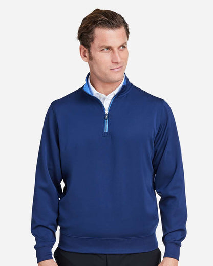 Fairway & Greene Men's Caves Tech Quarter-Zip Pullover C11512 #colormdl_Marine