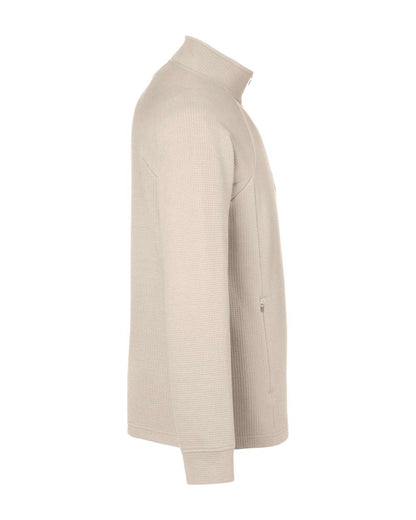 North End Men's Rhythm Waffle Quarter-Zip Pullover NE200 #color_Oatmeal