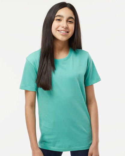 SoftShirts Youth Organic T-Shirt 402 #colormdl_Seafoam