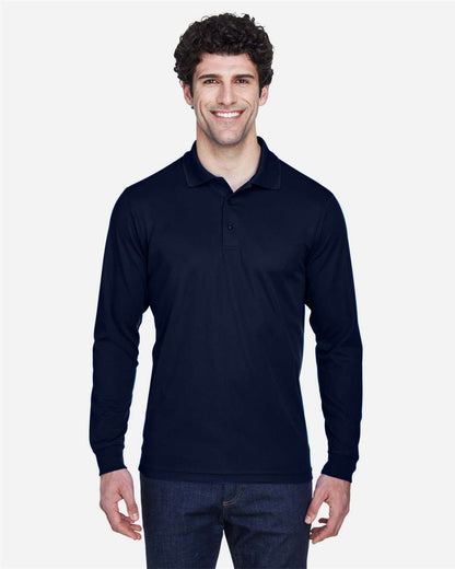 CORE365 Men's Pinnacle Performance Long Sleeve Piqué Polo 88192 #colormdl_Classic Navy