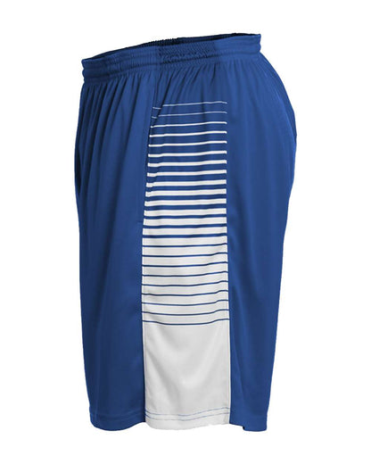 Badger Youth Lineup Shorts 2212 #color_Royal