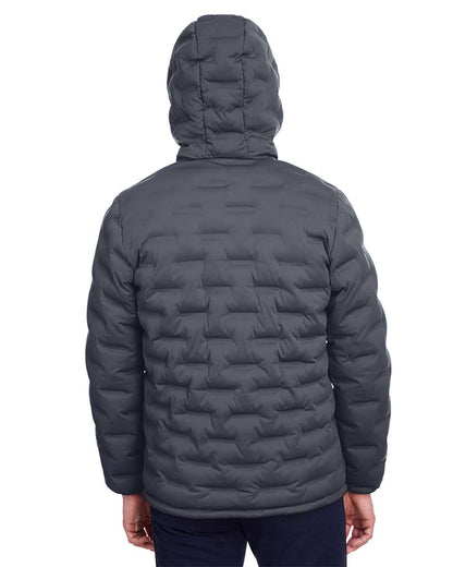 North End Men's Loft Puffer Jacket NE708 #colormdl_Carbon/ Black