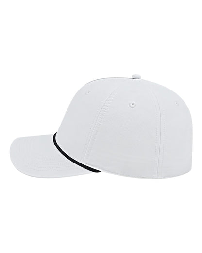 CAP AMERICA Athletic Rope Cap i7256 #color_White/ Black