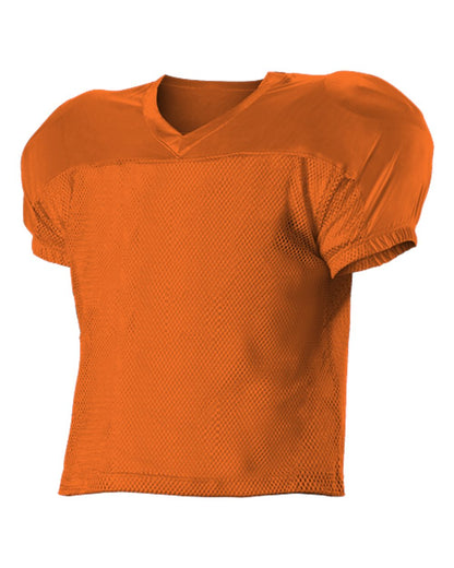 Alleson Athletic Practice Mesh Football Jersey 712 #color_Orange