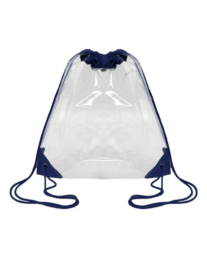 OAD Clear Drawstring Pack OAD5007 #color_Navy