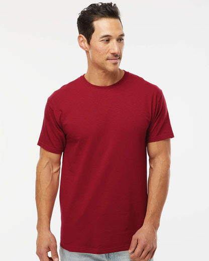 M&O Men's Gold Soft Touch T-Shirt 4800 #colormdl_Cardinal Red