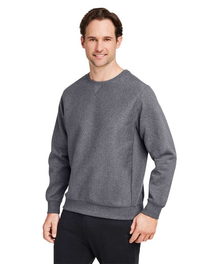 Team 365 Unisex Zone HydroSport™ Heavyweight Crewneck Sweatshirt TT98 #colormdl_Dark Grey Heather