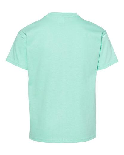 Hanes Essential-T Youth T-Shirt 5480 #color_Clean Mint