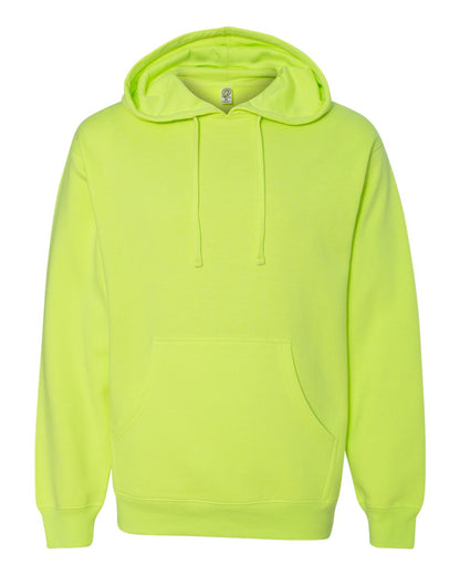 Independent Trading Co. Unisex Midweight Hooded Sweatshirt SS4500 #color_Safety Yellow