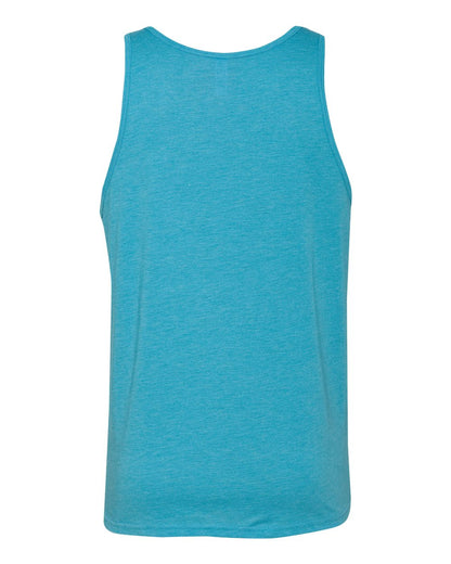 BELLA + CANVAS Triblend Tank 3484 #color_Aqua Triblend