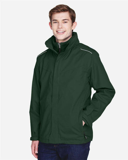 CORE365 Men's Region 3-in-1 Jacket with Fleece Liner 88205 #colormdl_Forest