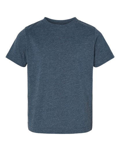 Rabbit Skins Toddler Fine Jersey Tee 3321 #color_Vintage Denim