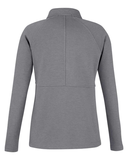 Devon & Jones Women's New Classics® Charleston Quarter-Zip Pullover DG481WZ #color_Graphite Melange