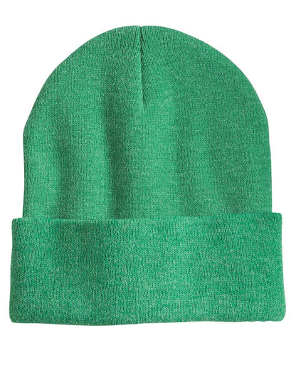 Sportsman 12" Solid Cuffed Beanie SP12 #color_Heather Kelly